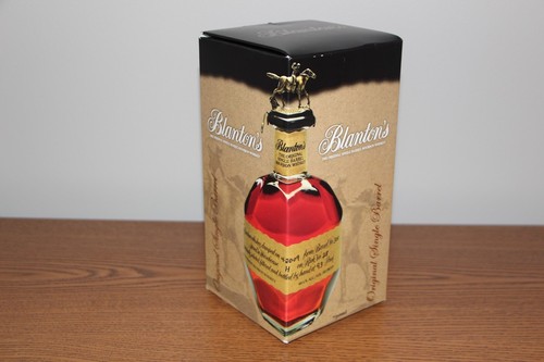Blantons bourbon whiskey empty - blantons,
