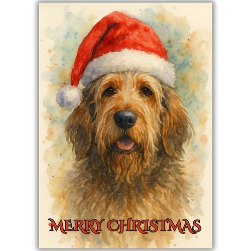 Otterhound dog watercolour - otterhound,