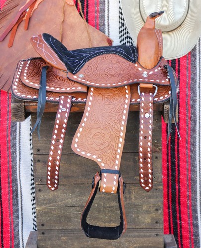 Used buckstitch brown pony - used,