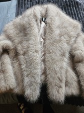 Ladies Faux Fur Coat Short