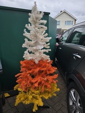 5ft Decorative Halloween Tree - Candy Corn