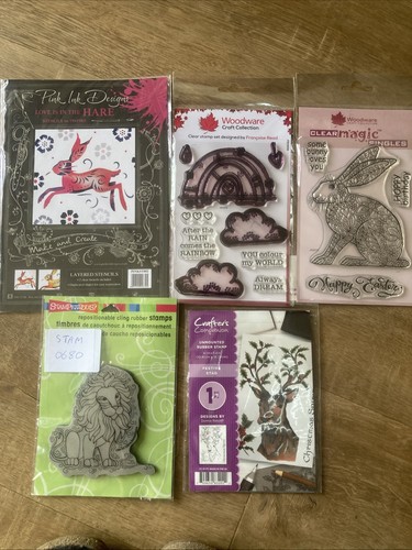 Clear stamps and - stamps, stencil