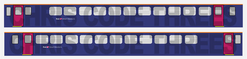 Adhesive vinyl class 153 - adhesive, decal