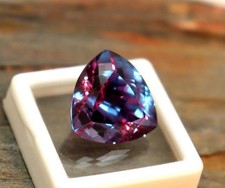 Alexandrite 9.44 Ct Color Changing Natural Trillion Cut Loose Gemstone Certified