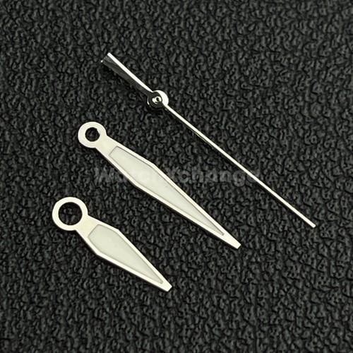 Silver white watch hands for - silver,