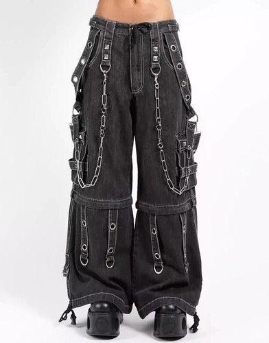 Goth cargo with straps - in,