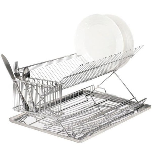 Dish drainer stainless - dish, steel