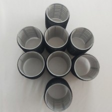 8x Jumbo Self Grip Hair Rollers Extra Large 60mm Bouncy Curl Salon Styling Tools