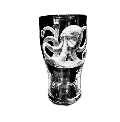 Kraken octopus engraved - octopus, beer