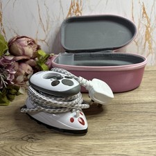 The Quilted Bear Travel Steam Mini Iron - For Crafting & Quilting with Hard Case