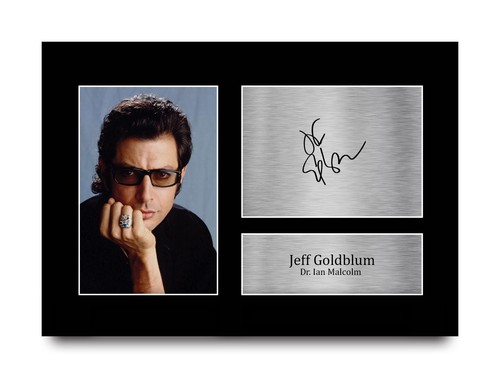 Jeff goldblum signed jurassic - jeff,
