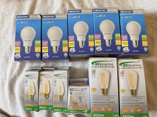 Led bulbs job lot - 11, bayonet
