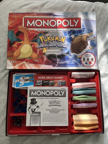 Pokémon monopoly kanto - pokémon,