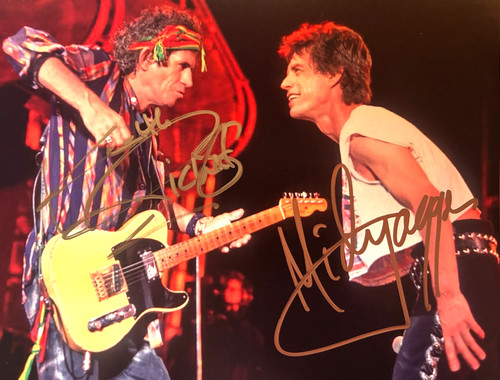Rolling stones signed jagger - rolling,