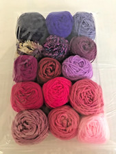 Pinks & Purples Yarn Wool