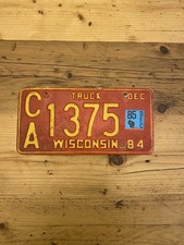 Vintage Wisconsin Truck 1984