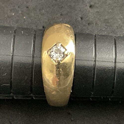Vintage 18ct gold diamond - gold, 0.15