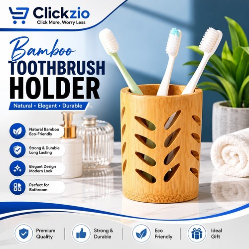 Wooden bamboo toothbrush - bamboo,