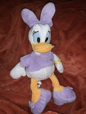Authentic Disney Store Daisy Duck Sitting Plush Soft Toy Official Merch 143
