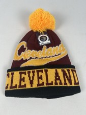 Pit Bull Cleveland Long Cuffed Beanie Double Layered Pom Winter Ski Hat