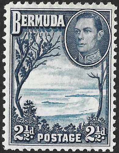 Bermuda 1938 kgvi 5d - kgvi, 2.5d