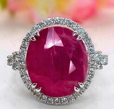 9ct Oval Cut Natural Red Ruby