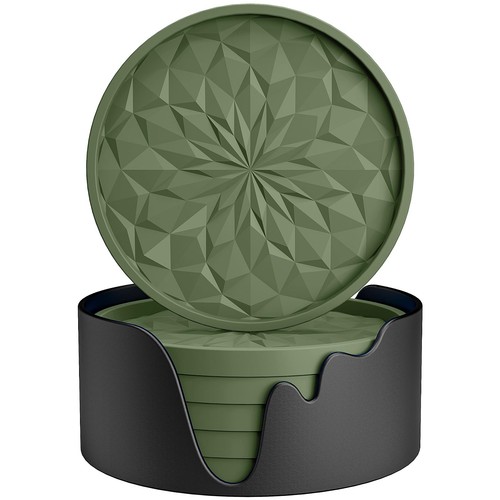 Stlian silicone coasters with - silicone,