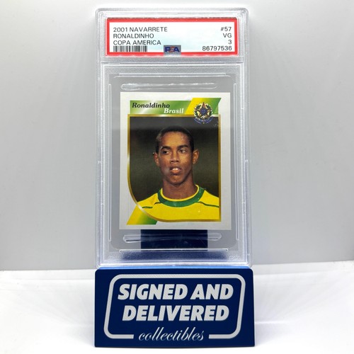 Ronaldinho graded psa 2001 - graded,