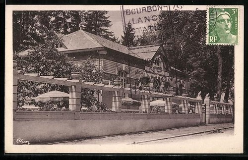 Old postcard bourbon lancy - postcard, /