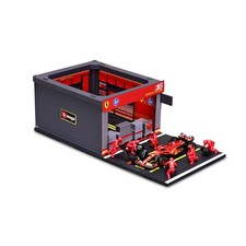 BURAGO 1:43 1/43 F1 FERRARI SF-24 2024 PIT PASS DIORAMA LECLERC