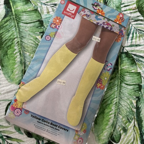 Yellow boot covers 60s - boot, style