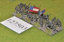 15mm ACW / confederate - infantry regt 24 figs - (127503)
