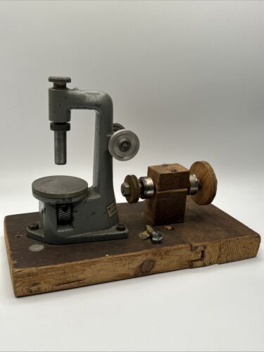 Vintage watchmakers tool press - vintage,