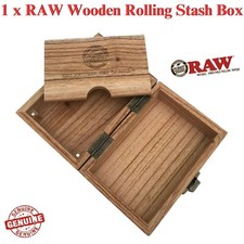 RAW Wooden Rolling Stash Box