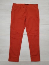 TU Jeggings Skinny Jeans Size 20 W38 L28 Red Back Stretch Elastic Waist Pockets