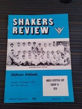 Bury V Oldham Athletic 7/8/79