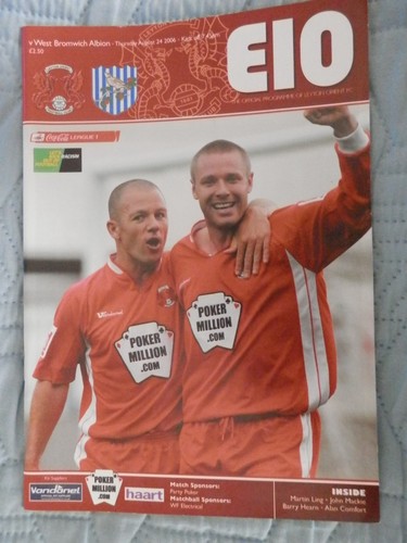 Programme leyton orient wba - v,