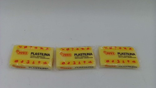 Jovi plastilina yellow - 3, plastilina,
