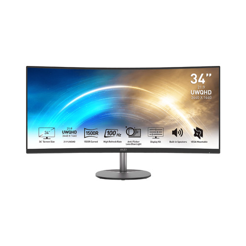 Msi pro mp341cq va uwqhd - msi, 34"