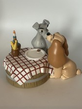 Disney Magical Moments Lady And The Tramp ‘Love’ - Dog Kissing Figurine Ornament