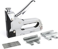 Amazon Basics Heavy Duty Staple Gun, 3 in 1 Stapler with 600 Piece Staples,