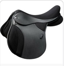 Thorowgood Black T4 Adjustable Gullet NM-XXW MPO Pony Saddle 15.5" Latest model 