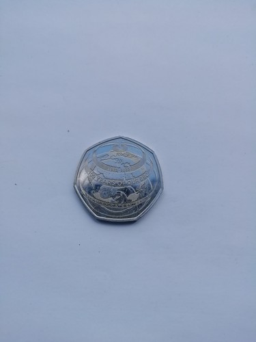 50p coin 100 years - 100, of