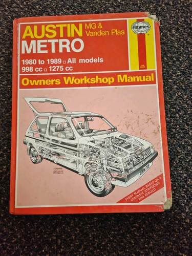 Haynes manual austin metro - austin,