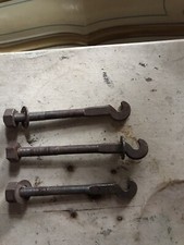 Antique Wrought Iron Bed Hooks