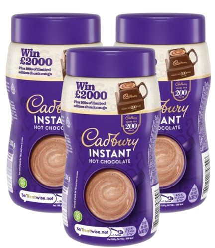 Cadbury instant hot chocolate - cadbury,