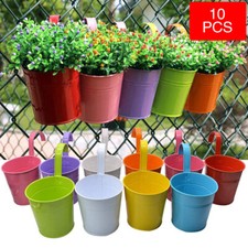 20pcs metal flower pot - flower,
