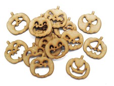 11x Halloween Pumpkin Wooden