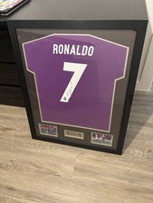 Cristiano Ronaldo Signed Real