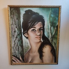 Vintage Mid Century Framed Original  J H Lynch -Tina Print